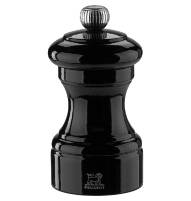 Bistro Salzm&uuml;hle 10 cm Schwarz lackiertes Holz
