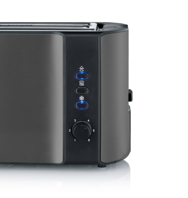 AT 9341 Dark Inox Langschlitztoaster