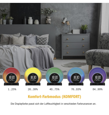 60.2026.01 SOLUNA Lichtwecker m.Farbwechsel