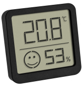 30.5053.01.02 2er Set black Digitales Thermo Hygrometer