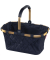 Einkaufstasche Carrybag, Rhombus Midnightblue/Gold, BK4111, 22 Liter, au&szlig;en 48x29x28cm, Polyester, blau/gold