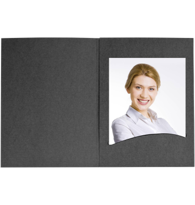 1x100 Daiber Passbildmappen Profi-Line bis 7x10cm schwarz