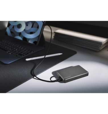 Powerbank MC10000 black 10000 mAh magnetic m. Metallring