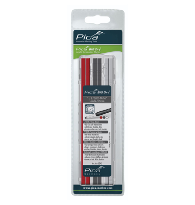 Pica BIG DRY Minen-Set FOR ALL RotGraphitWeiss - SB