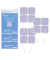 Carborn Mesh 4er Set Electrodepads 50X50 mm