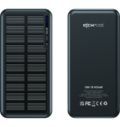 Solar-Powerbank POSBLK, schwarz