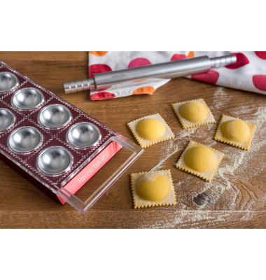 Ravioli Tablet rot Ravioliform