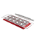 Ravioli Tablet rot Ravioliform