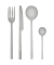 Clivo Besteckset 24-tlg. silber