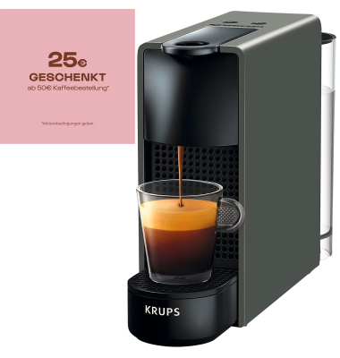 Nespresso XN 110B Essenza Mini Coffee Machine grau by Krups