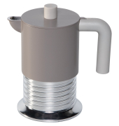Espressokocher PM01/3WG, grau/silber