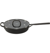 Milano Schmorpfanne mit Glasdeckel 28 cm, schwarz