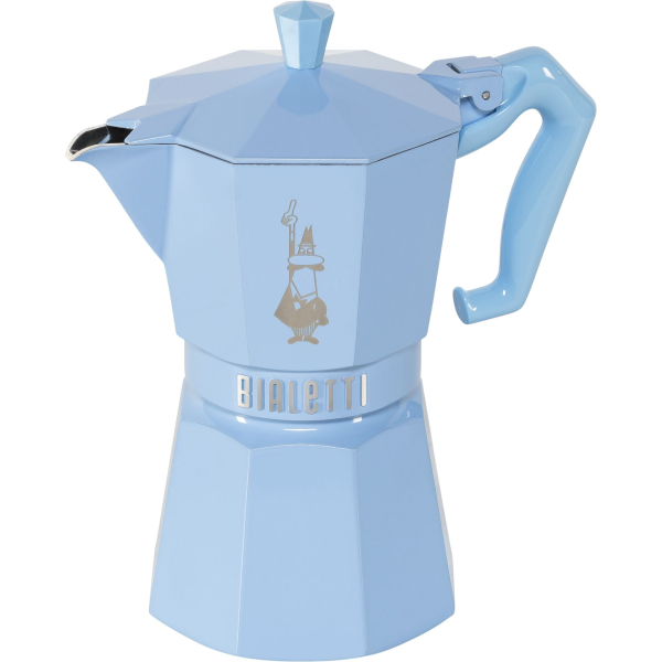 Bialetti Exclusive Moka Express Espressokocher hellblau