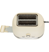 Sous Chef Toaster mit klappbaren Zangen, creme