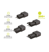 45W Travel Adapter EUUSUKAU PW26, black