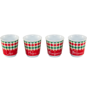 Set 4 Biccherini Tricolore