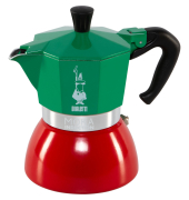 Espressokocher 0007403, rot/gr&uuml;n