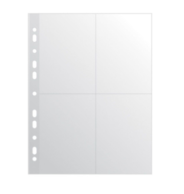Sammelh&uuml;lle PP 60&micro;m 4-fach A6 transparent