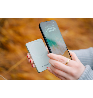 Essential Power Bank magn.wirel. 10000mAh gr&uuml;n 32228