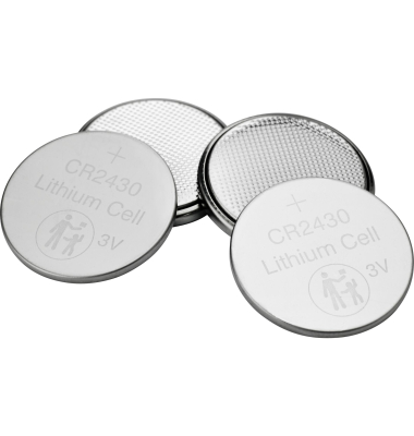 1x4 Verbatim CR 2430 Lithium Batterie 49534