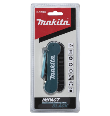 Impact Black Bit-Set 10-tlg.