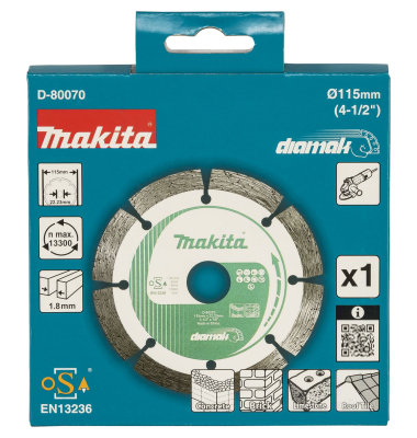  D-80070 Diamantscheibe 115x22,23 DIAMAK