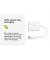 RockStar 3,5mm Audio- und USB-C Ladeadap. wei&szlig; NPA004btWH