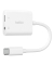 RockStar 3,5mm Audio- und USB-C Ladeadap. wei&szlig; NPA004btWH