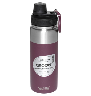 Alpine Flask Bottle Burgunder, 0.53 L