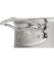Affinity Bratentopf Edelstahl mit Deckel 24 cm
