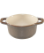 Mini Cocotte Set 4-tlg. rund, Keramik, antik-grau