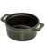 Mini Cocotte 10cm rund Basilikum-gr&uuml;n, Gusseisen