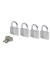 Vorh&auml;ngeschloss 4er Set (40mm) 9140EURQNOP