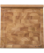Arbeitsplatte Gummibaum 39x39x4,5cm