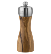 Fidji Salzm&uuml;hle 15 cm Olivenholz und Edelstahl