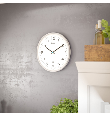  Wanduhr 13081, grau