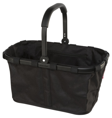 Einkaufstasche Carrybag, Black/Black, BK7040, 22 Liter, au&szlig;en 48x29x28cm, Polyester, schwarz