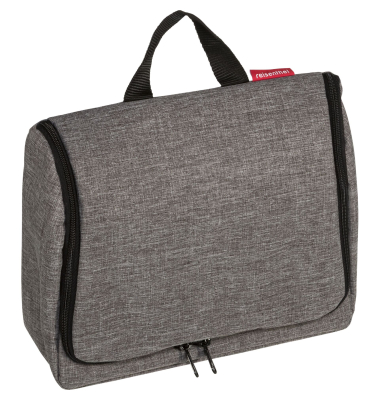 Toiletbag XL twist silver