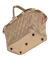 Einkaufstasche Carrybag, Rhombus Ginger, BK6046, 22 Liter, au&szlig;en 48x29x28cm, Polyester, beige