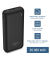 Powerbank 1700-0147, schwarz, 20000 mAh / 74 Wh