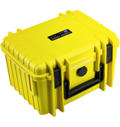 B&W Outdoor Case Type 2000 gelb mit Facheinteilung