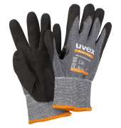 Schnittschutzhandschuhe, grau/schwarz
