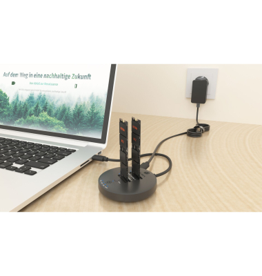 IB-1612MCL-C31 DockingStation M.2 NVMe&SATA SSD