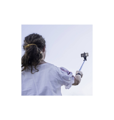 Selfie Handstativ schwarz f&uuml;r GoPro