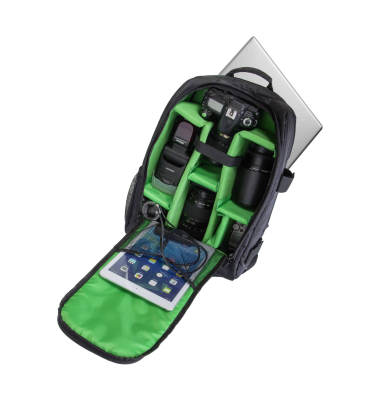 7490 Green Mantis Kamera Rucksack schwarz