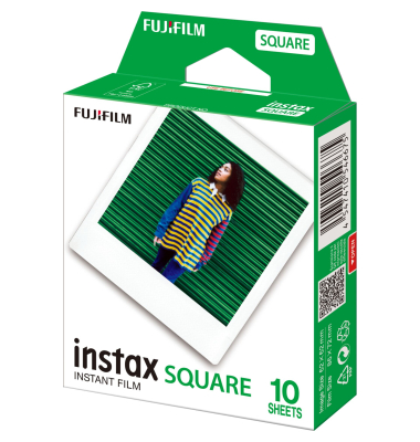 1 Fujifilm Instax Square Film white frame NEU