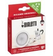 Ricambi 3 Ersatz- dichtungen +1 Filter 3-4 Tassen