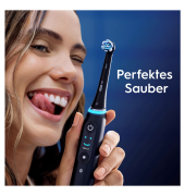 iO Aufsteckb&uuml;rsten Sanfte Reinigung BLACK 4er