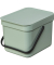 Sort & Go Abfallbeh&auml;l. Jade Green 6 L