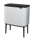 M&uuml;lleimer Bo Touch Bin weiss, 11 + 23 L